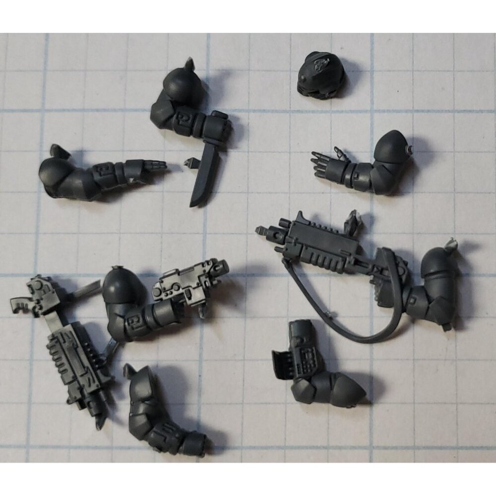 Warhammer 40k Space Marine Bits Primaris Intercessor Command Arms Set